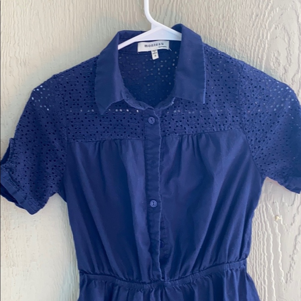 Navy blue dress